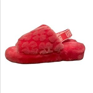 Uggs/ W Fluff Yeah Slide Poppy